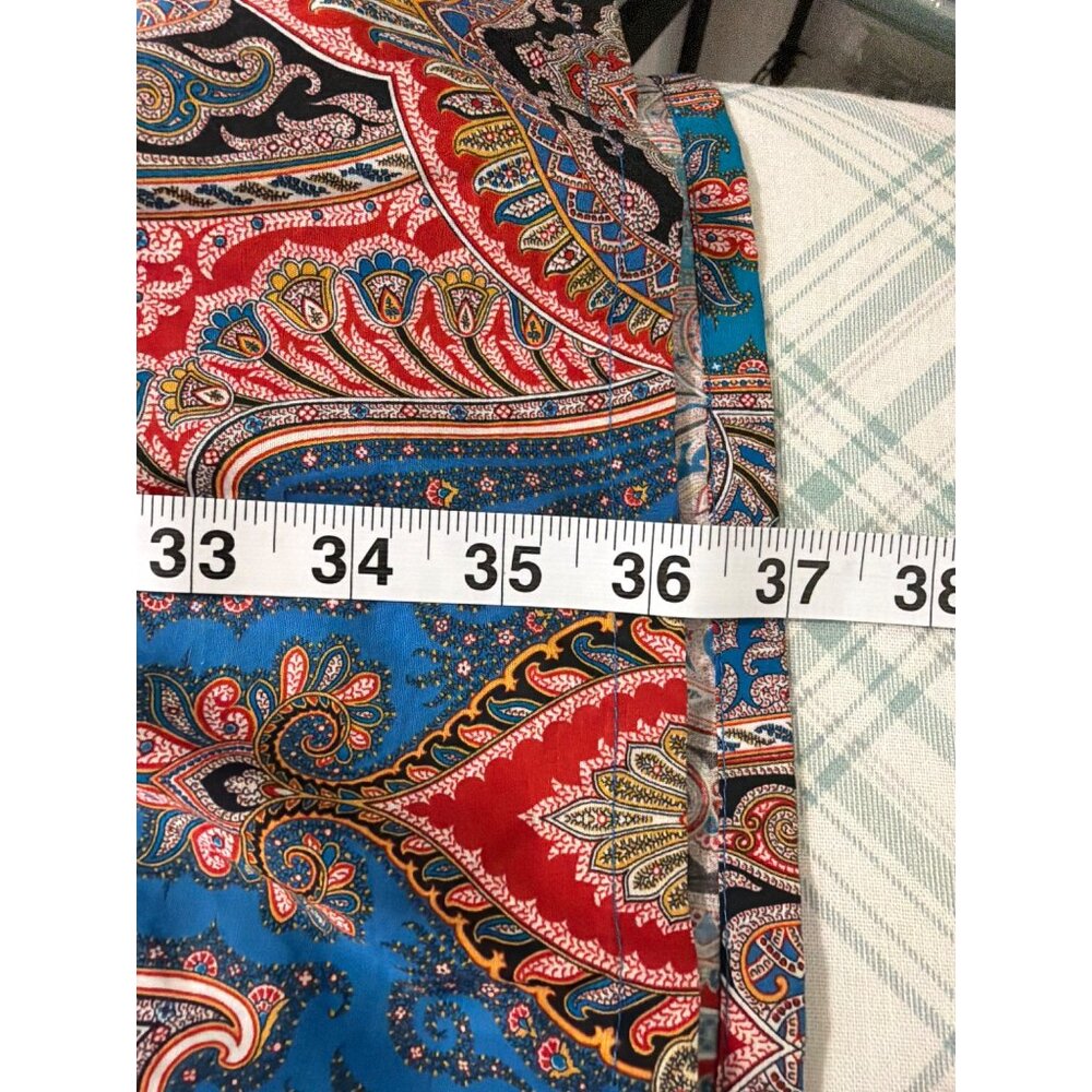 J.Crew Rebecca Ratti Mediterranean Paisley Poplin Dress Size L - Picture 15 of 16